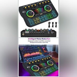 Gaming audio mixer sound board